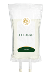 The Gold Drip IV bag